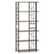 Modern 6-Tier Book Shelf Heavy-Duty Frame with Wall Anchor Kits